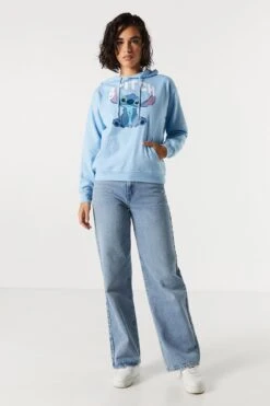 Fleece Stitch Graphic Hoodie -Deals Drape & Denim Store 073515119063 45 2