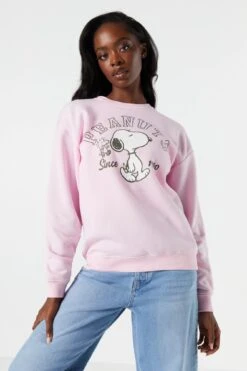 Peanuts Graphic Fleece Sweatshirt