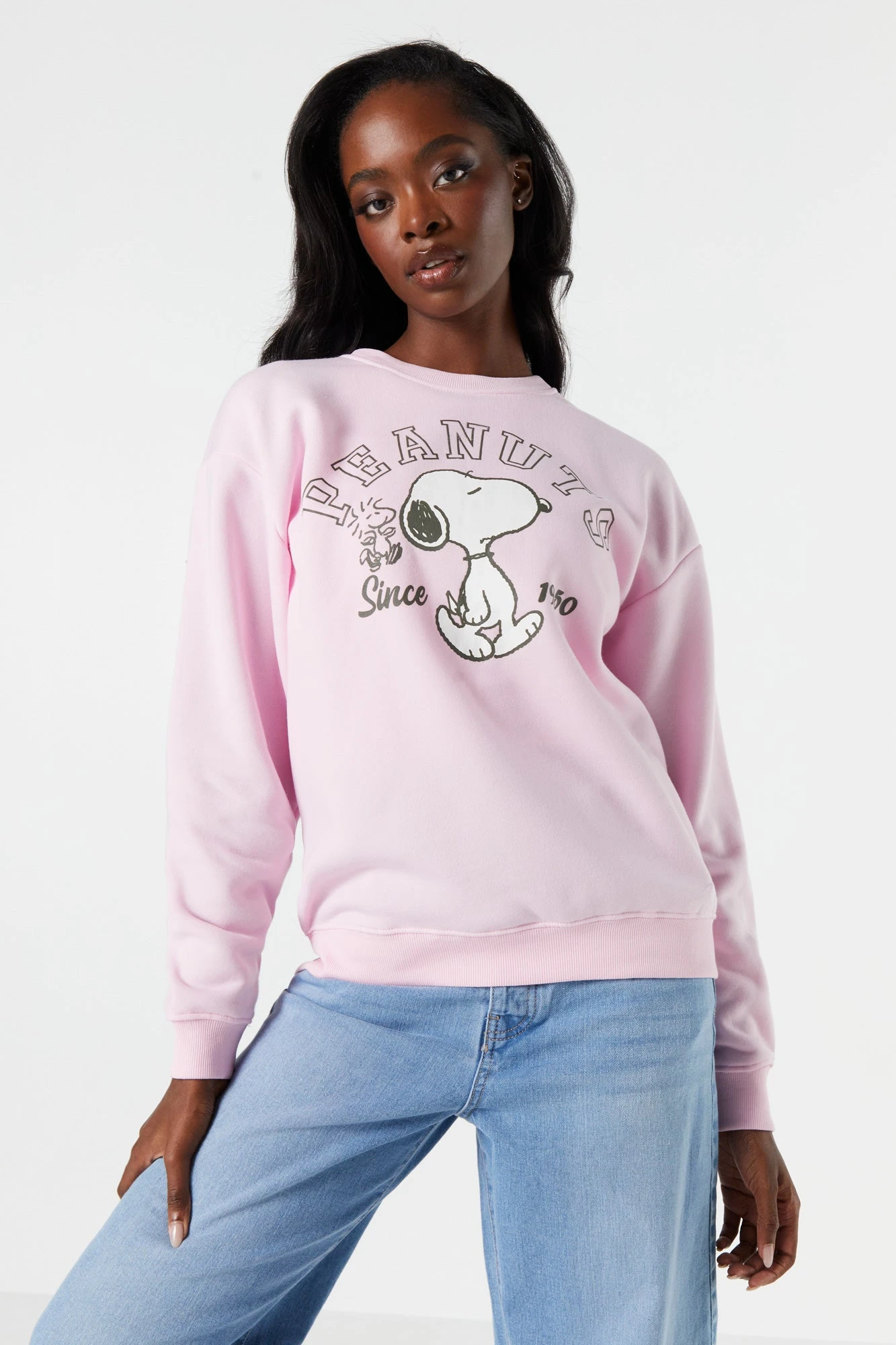 Peanuts Graphic Fleece Sweatshirt 1 Peanuts Graphic Fleece Sweatshirt