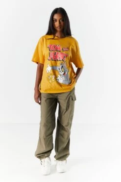 Tom And Jerry Graphic Boyfriend T-Shirt -Deals Drape & Denim Store 075015119622 72 2