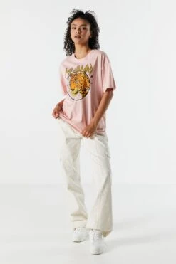 Def Leppard Graphic Boyfriend T-Shirt -Deals Drape & Denim Store 075034641104 91 2