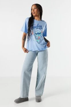 Stitch Friday Graphic Boyfriend T-Shirt -Deals Drape & Denim Store 075036589691 40 2
