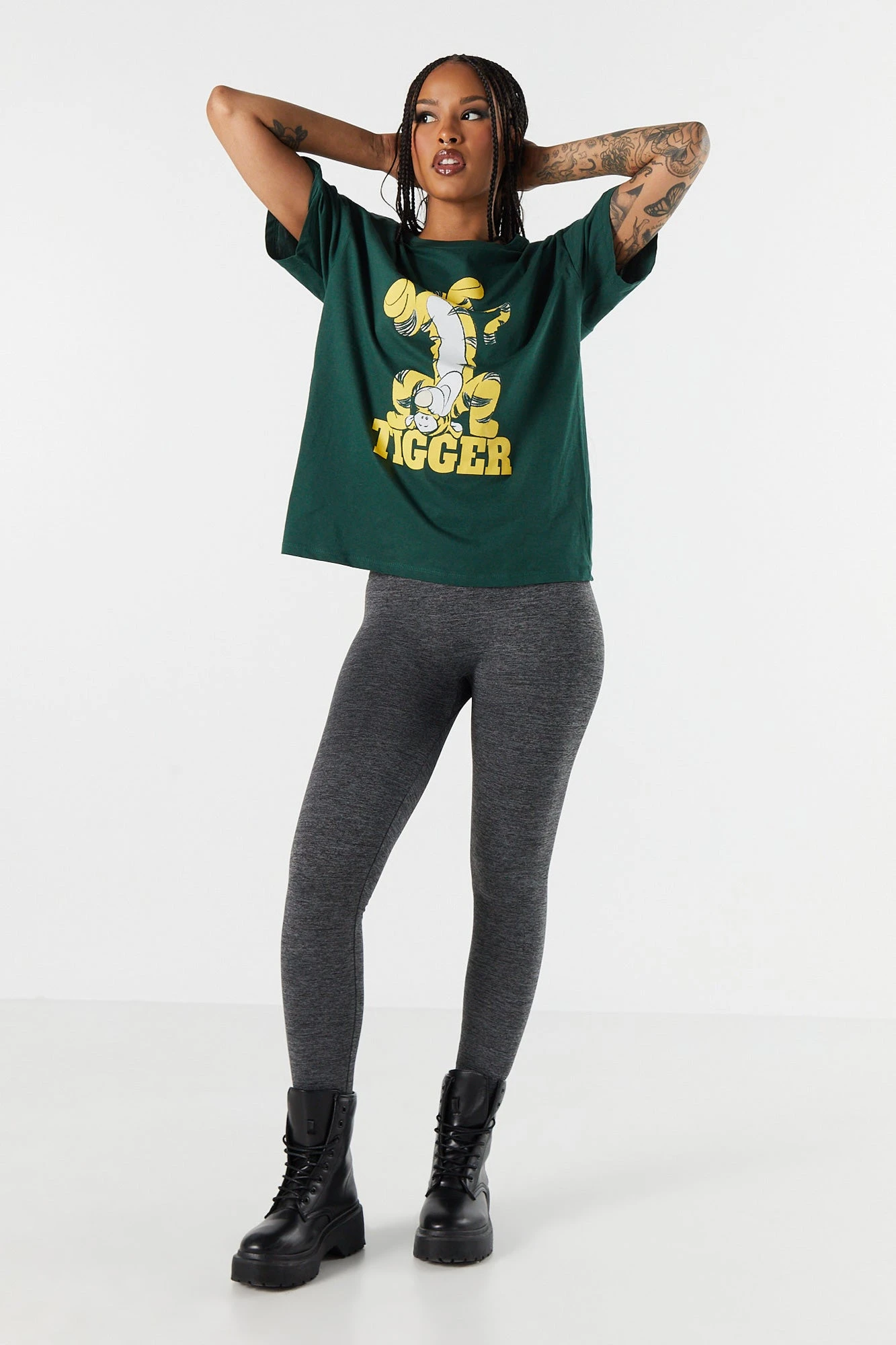 Tigger Graphic Boyfriend T-Shirt 3 Tigger Graphic Boyfriend T-Shirt - Image 3