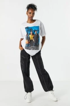 Boys N The Hood Graphic Boyfriend T-Shirt -Deals Drape & Denim Store 075061179723 10 2
