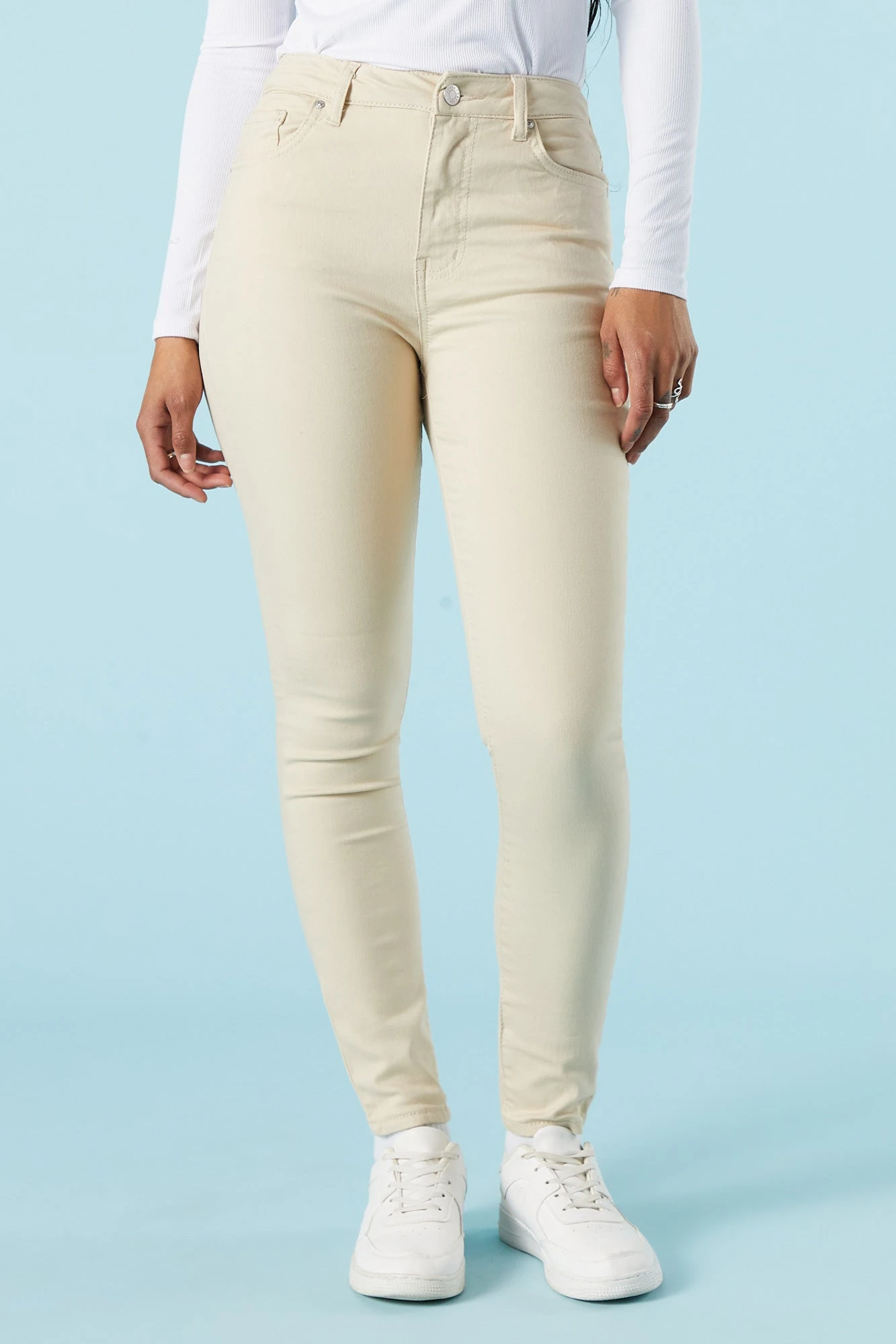 Tan Miami High Rise Skinny Jean 2 Tan Miami High Rise Skinny Jean - Image 2