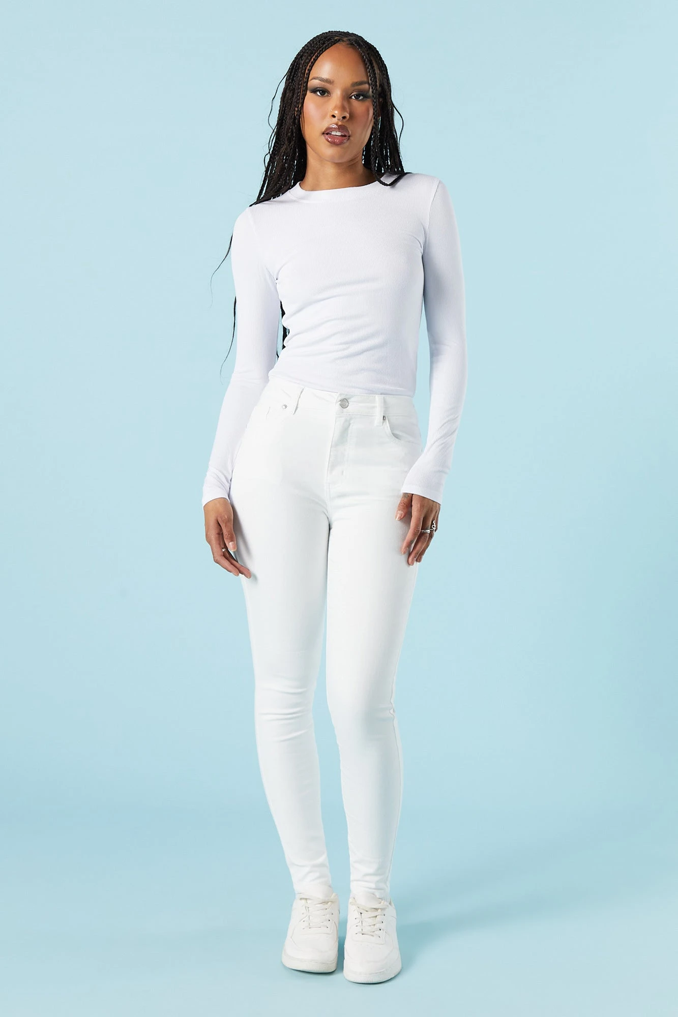 White Miami High Rise Skinny Jean 1 White Miami High Rise Skinny Jean