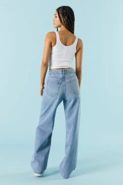 High-Rise Osaka Medium Wash Baggy Jean 5 High-Rise Osaka Medium Wash Baggy Jean -Deals Drape & Denim Store 075639661164 58 2