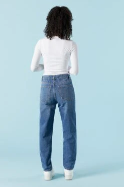 Dark Wash Denim Mom Jean -Deals Drape & Denim Store 075664647790 39 2 1