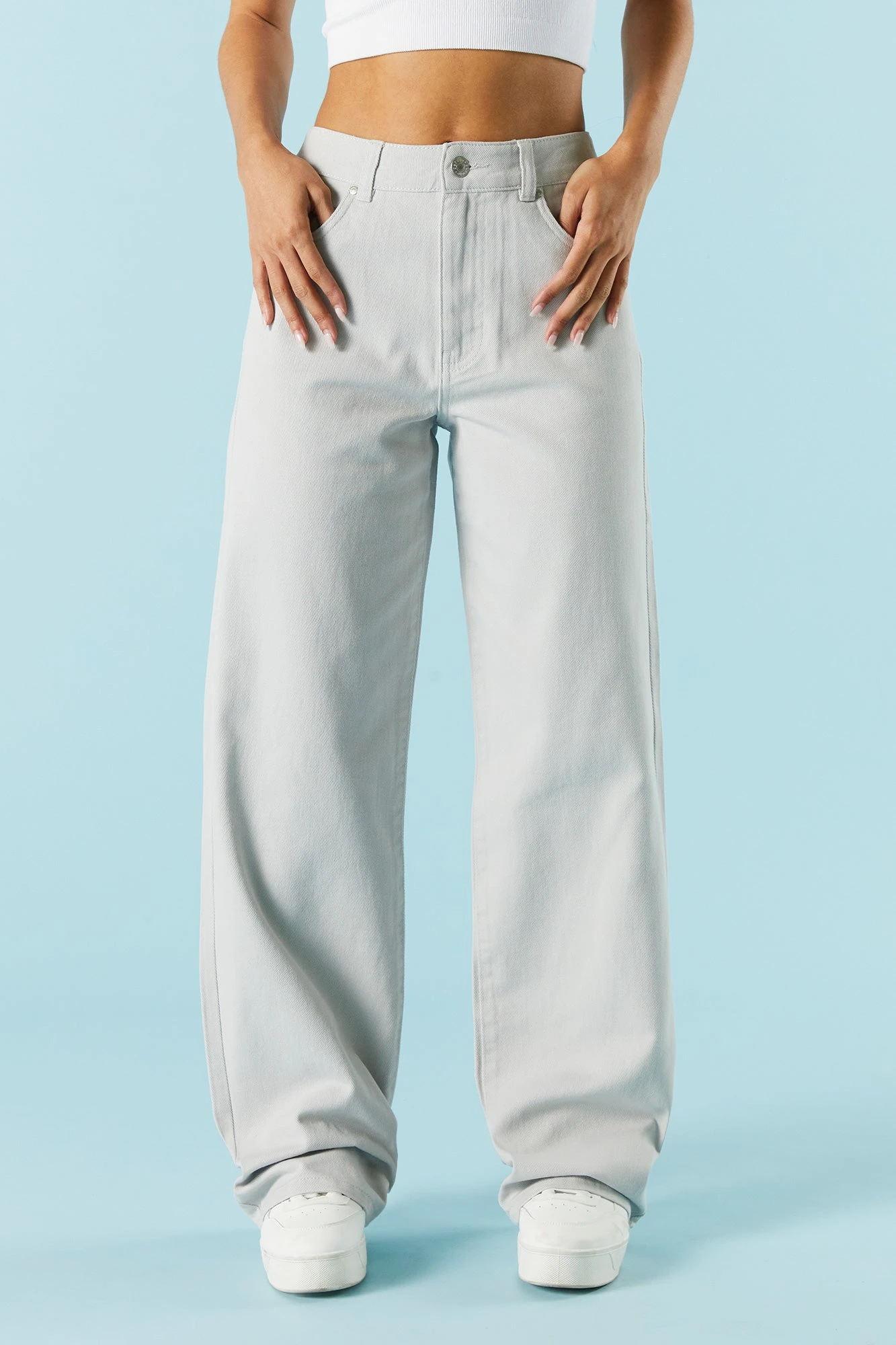 Grey High-Rise Osaka Bull Denim Baggy Jean 2 Grey High-Rise Osaka Bull Denim Baggy Jean - Image 2