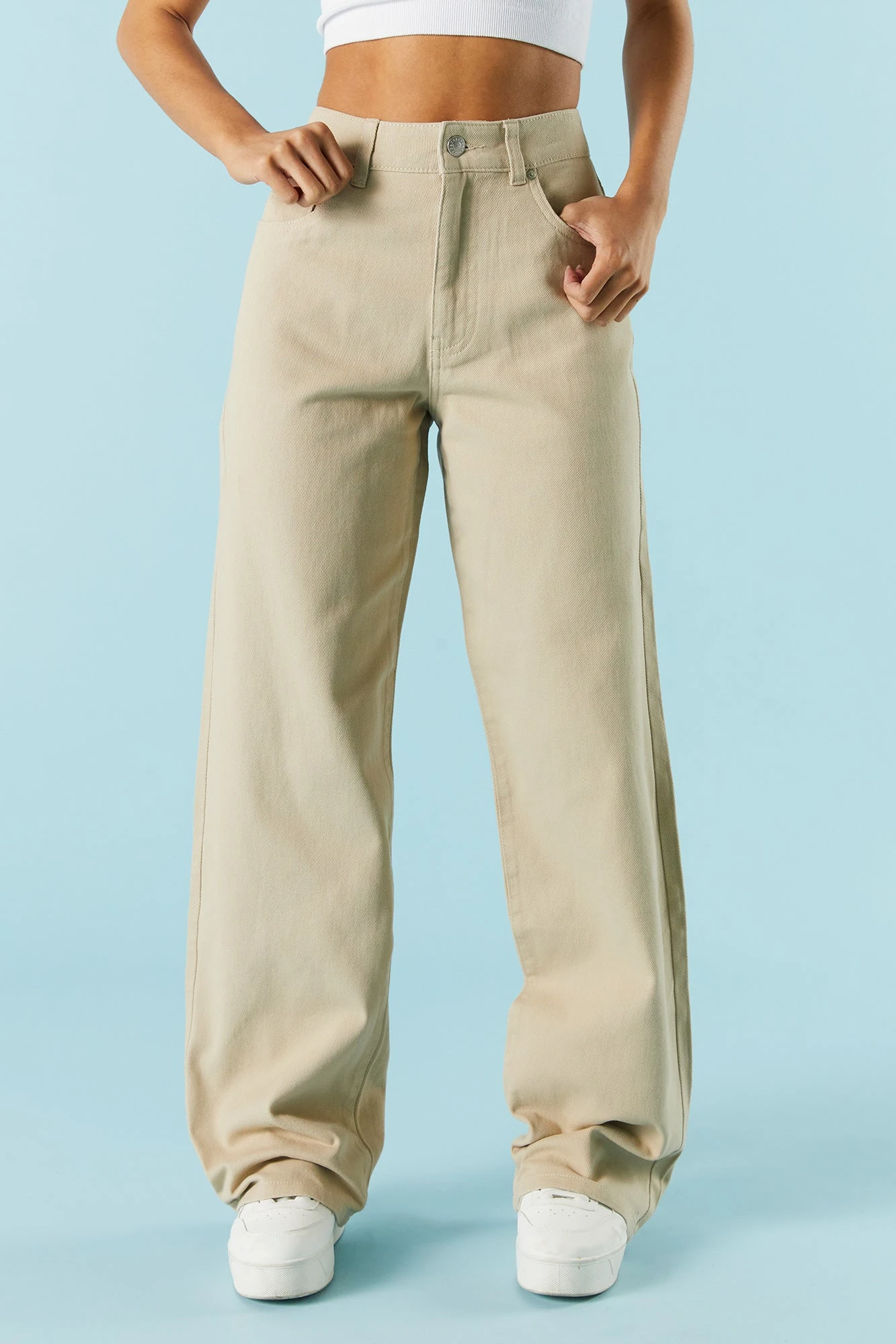 Tan High-Rise Osaka Bull Denim Baggy Jean 3 Tan High-Rise Osaka Bull Denim Baggy Jean - Image 3