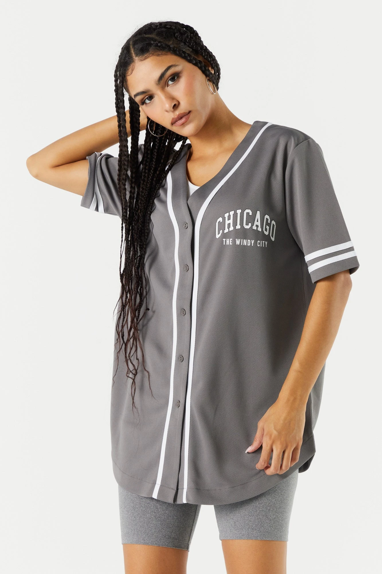 Chicago Graphic Baseball Jersey 1 Chicago Graphic Baseball Jersey