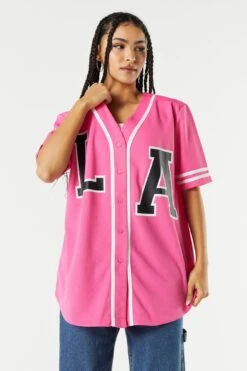 LA Graphic Baseball Jersey