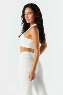 Sommer Ray Seamless Ribbed Active Bra -Deals Drape & Denim Store 078648028978 10 1