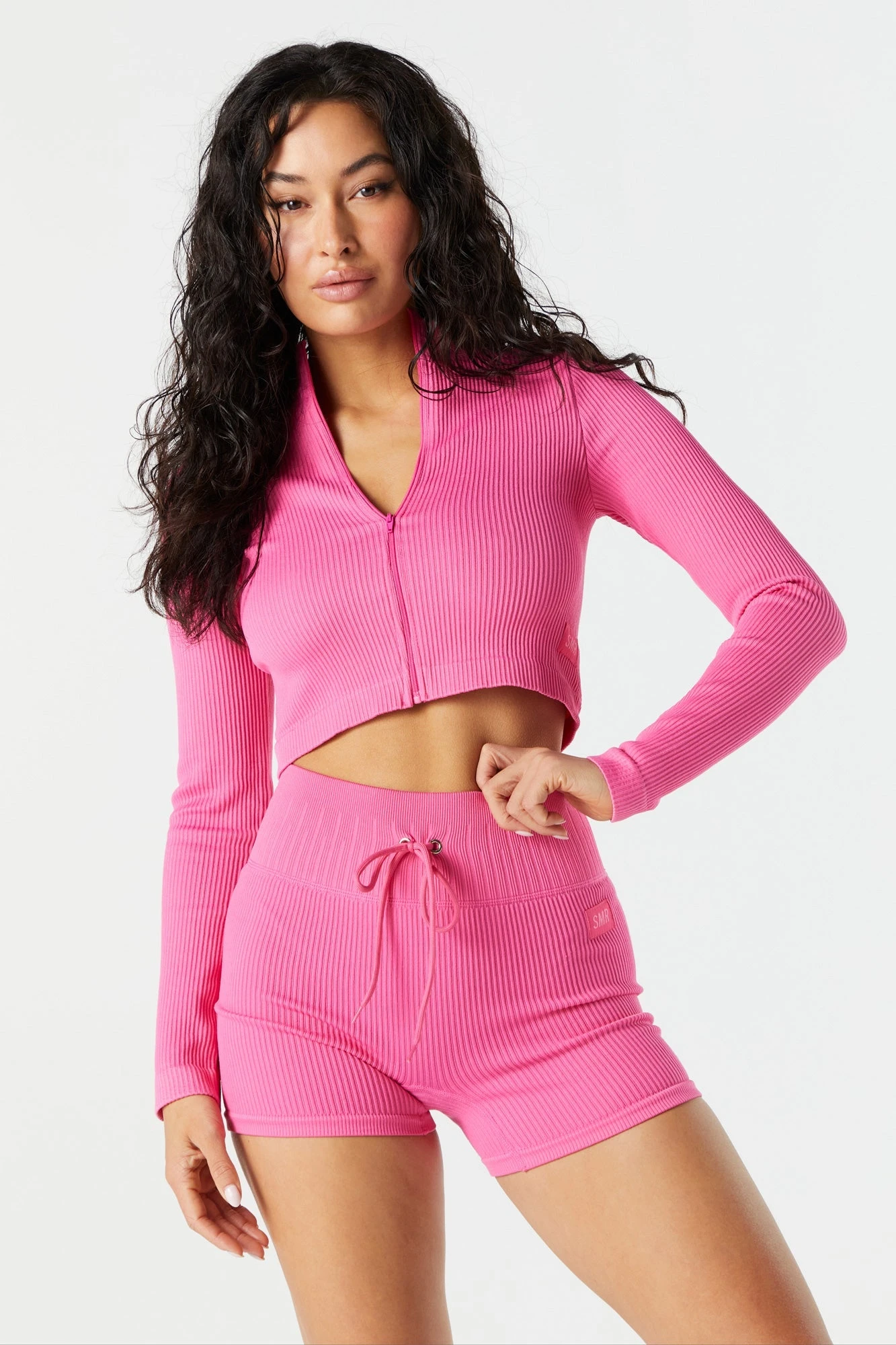 Sommer Ray Seamless Active Ribbed Zip Top 9 Sommer Ray Seamless Active Ribbed Zip Top - Image 9