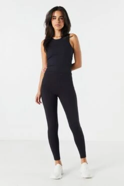 Side Pocket Active Legging -Deals Drape & Denim Store 078703036835 01