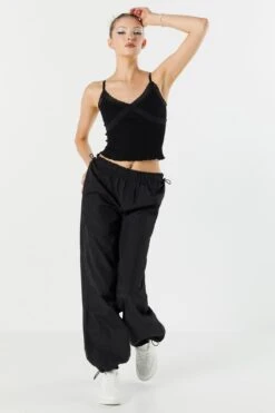 Nylon Low Rise Parachute Pant -Deals Drape & Denim Store 078703039044 01