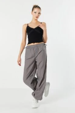 Nylon Low Rise Parachute Pant -Deals Drape & Denim Store 078703039044 05