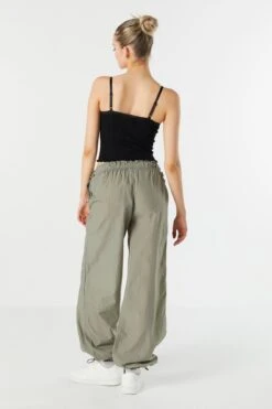 Nylon Low Rise Parachute Pant -Deals Drape & Denim Store 078703039044 31 2