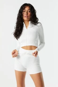 Sommer Ray Seamless Ribbed Active Tie Shortie -Deals Drape & Denim Store 078748028978 10 4