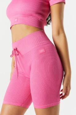 Sommer Ray Seamless Active Ribbed Tie Short -Deals Drape & Denim Store 078748028979 66 3