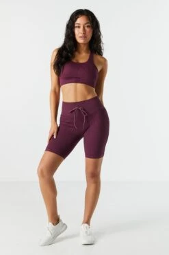 Sommer Ray Seamless Active Ribbed Tie Short -Deals Drape & Denim Store 078748028979 84 2