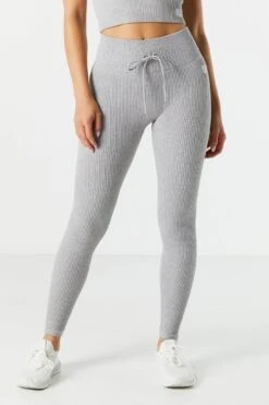 Sommer Ray Seamless Ribbed Active Tie Legging 21 Sommer Ray Seamless Ribbed Active Tie Legging -Deals Drape & Denim Store 078748028980 05 1