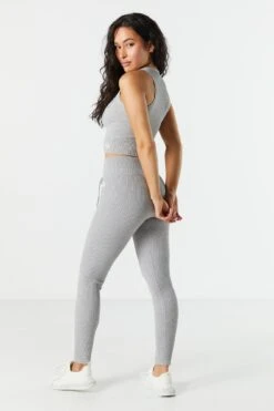 Sommer Ray Seamless Ribbed Active Tie Legging 22 Sommer Ray Seamless Ribbed Active Tie Legging -Deals Drape & Denim Store 078748028980 05 2