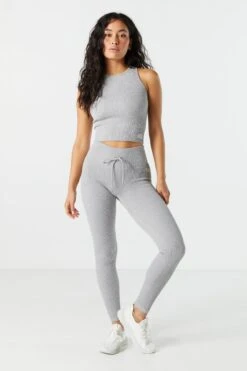 Sommer Ray Seamless Ribbed Active Tie Legging 20 Sommer Ray Seamless Ribbed Active Tie Legging -Deals Drape & Denim Store 078748028980 05