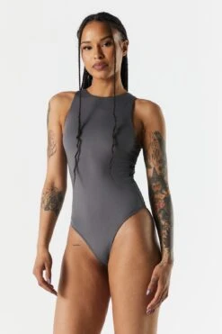 Contour High Neck Bodysuit -Deals Drape & Denim Store 079003038909 02 2
