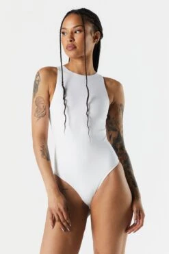 Contour High Neck Bodysuit -Deals Drape & Denim Store 079003038909 10 2