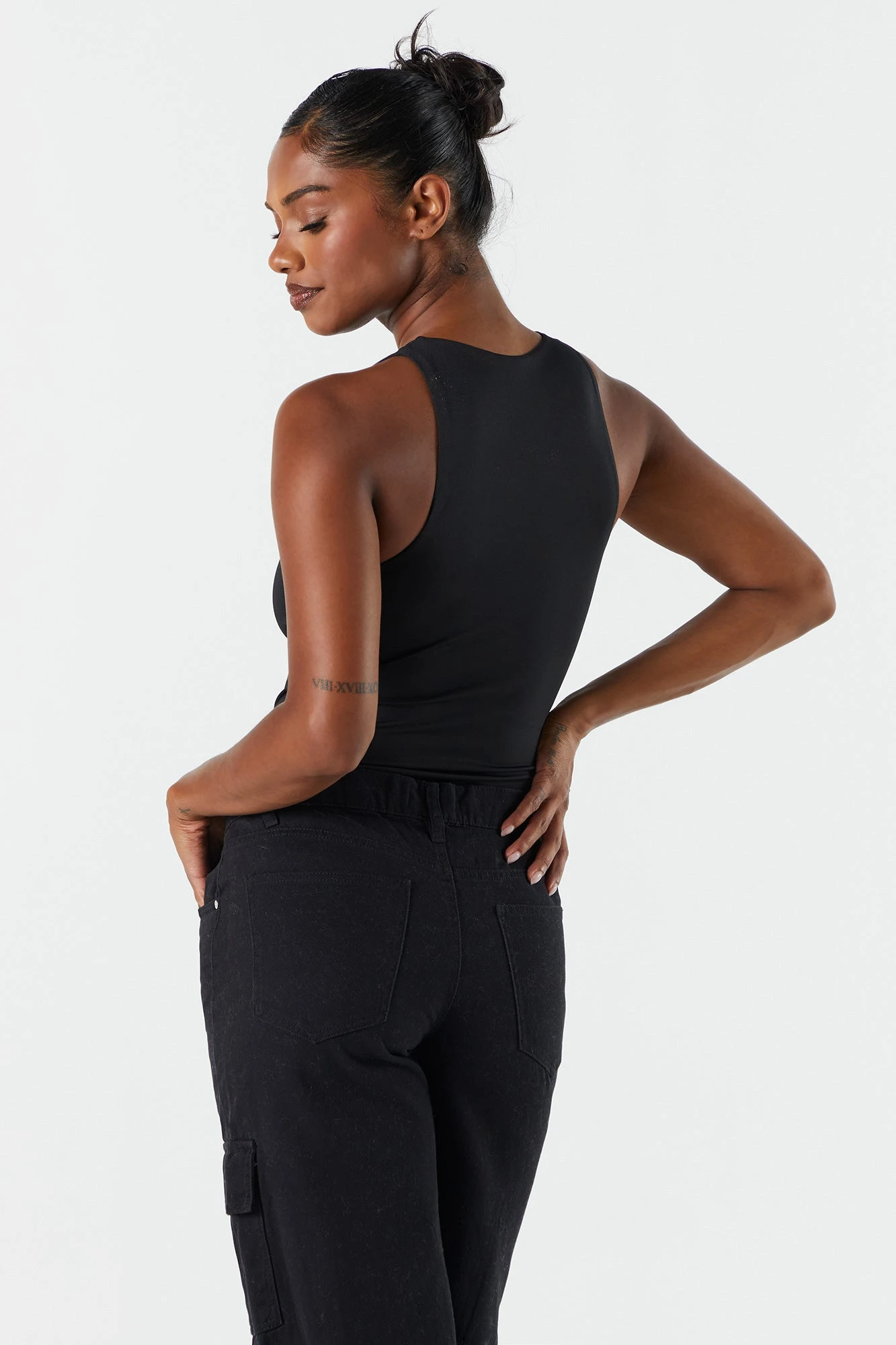 Contour High Neck Sleeveless Bodysuit 2 Contour High Neck Sleeveless Bodysuit - Image 2