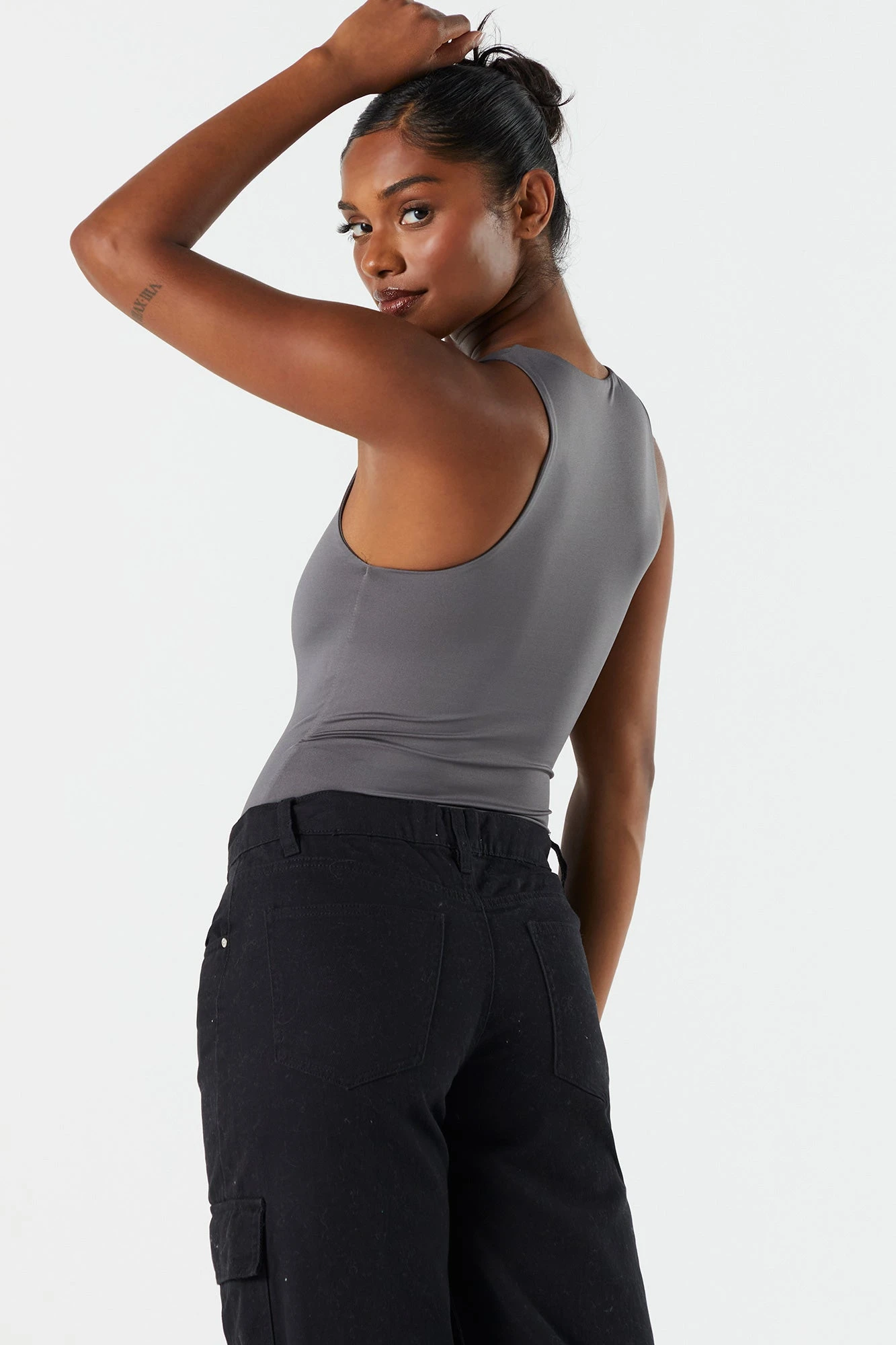 Contour High Neck Sleeveless Bodysuit 7 Contour High Neck Sleeveless Bodysuit - Image 7