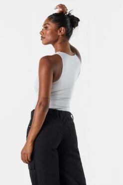 Contour High Neck Sleeveless Bodysuit 31 Contour High Neck Sleeveless Bodysuit -Deals Drape & Denim Store 079003039033 06 1