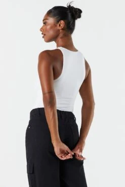 Contour High Neck Sleeveless Bodysuit 36 Contour High Neck Sleeveless Bodysuit -Deals Drape & Denim Store 079003039033 10 1