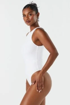 Contour High Neck Sleeveless Bodysuit 37 Contour High Neck Sleeveless Bodysuit -Deals Drape & Denim Store 079003039033 10 2