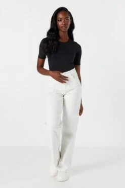 Contour Half Sleeve Bodysuit 24 Contour Half Sleeve Bodysuit -Deals Drape & Denim Store 079003039034 01 4