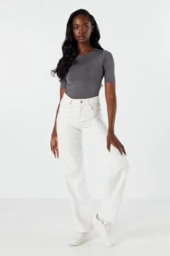 Contour Half Sleeve Bodysuit 29 Contour Half Sleeve Bodysuit -Deals Drape & Denim Store 079003039034 02 4