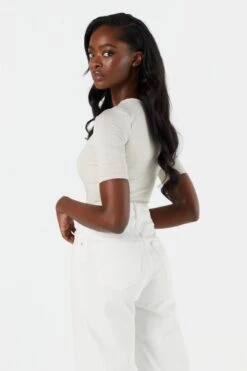 Contour Half Sleeve Bodysuit 36 Contour Half Sleeve Bodysuit -Deals Drape & Denim Store 079003039034 24 1