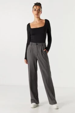 Contour Square Neck Long Sleeve Bodysuit -Deals Drape & Denim Store 079003039232 01 4