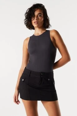 Seamless Ribbed Bodysuit -Deals Drape & Denim Store 079040712325 02